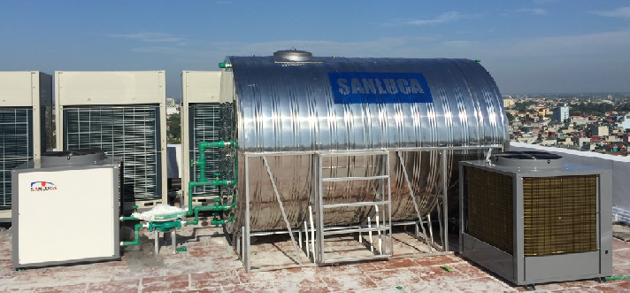 Lắp đặt bình nước nóng bơm nhiệt heat pump Đà Nẵng